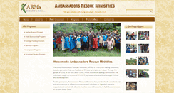 Desktop Screenshot of ambassadorrescue.org